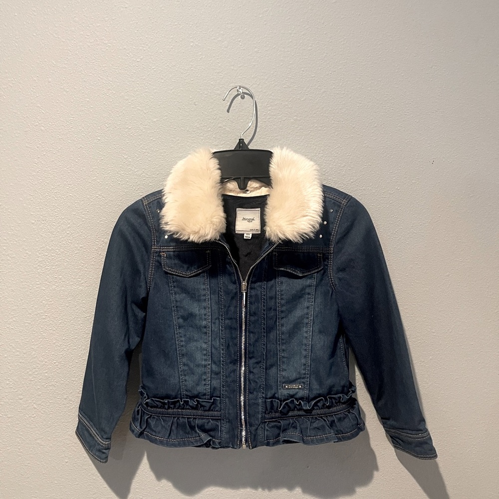 Little Girls Blue Jean Jacket Size 7
